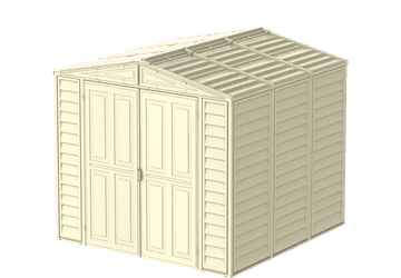 Duramax Duramax DuraMate vrtna lopa 240×242×186 cm, vinil, bež, s talnim okvirjem