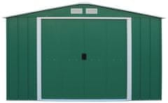 Duramax Duramax Colossus ECO XXL kovinska vrtna hišica 11,6 m², zelena, 322x363x196 cm