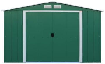 Duramax Duramax Colossus ECO XXL kovinska vrtna hišica 11,6 m², zelena, 322x363x196 cm