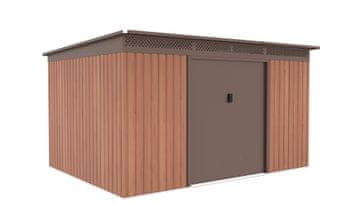 G21 Vrtna kovinska lopa GRAH 915, 340 x 269 cm, rjava