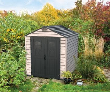 Duramax Duramax StoreMax Plus vrtna lopa 4,5 m² z talnim okvirjem, vinil, antracit