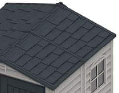 Duramax Duramax StoreMate Plus 190x190x213 cm vinilna vrtna hišica s podom siva/antracitna