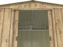 Duramax Duramax Riverton TOP kovinska vrtna lopa 2,5 m², hrastov dekor + talni profili