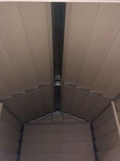 Duramax Duramax EverMore vrtna hišica 1,9 m² z talnim okvirjem, vinil, siva/antracit