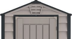 Duramax Duramax EverMore vrtna hišica 1,9 m² z talnim okvirjem, vinil, siva/antracit