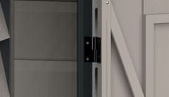 Duramax Duramax EverMore vrtna hišica 1,9 m² z talnim okvirjem, vinil, siva/antracit