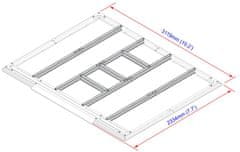 Duramax Talni profili za vrtno hiško DURAMAX Colossus 7,8 m², pocinkana pločevina 57202