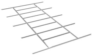 Rojaplast Jeklena Podlaga za Plastični Prostor BECK A - Pocinkan, 225x354 cm