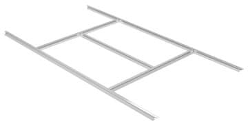 IWHOME Talna konstrukcija za hiško APATE D 3,65 m², temno siva, jeklo