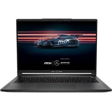 Prenosnik Stealth A16 MercedesAMG AI+ A3XWGG Ryzen AI 9 / 32GB RAM / 1TB SSD / 16" OLED QHD+ 240Hz / GeForce RTX 5070 / Windows 11 Pro (temno siv)
