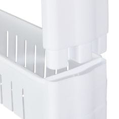 Northio Ozek voziček s 3 policami in kolesi iz plastike in kovine