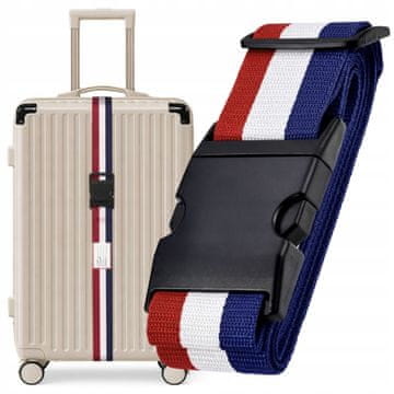 Korbi Pritrdilni pas za kovček s sponko 6 kos