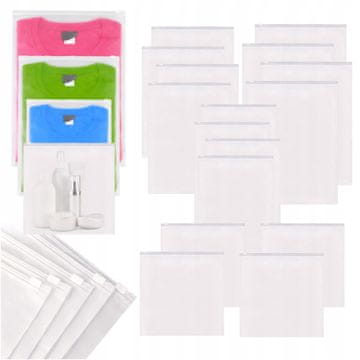 Korbi Komplet 16 potovalnih vrečk 4 velikosti