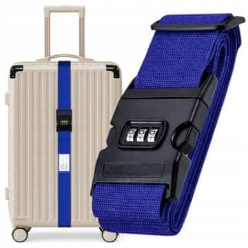 Korbi Korbi pas za prtljago s šifro, moder