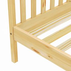 eoshop Masivna borova zakonska postelja TORINO 180x200, lakirana, z letvenim dnom