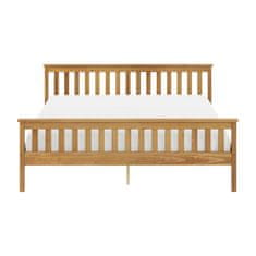 eoshop Dvoposteljna postelja TORINO 180x200 cm, masivni bor, voskana, letveno dno