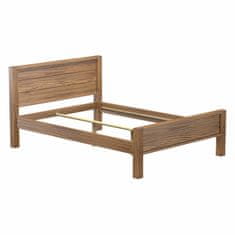 eoshop Dvoposteljna postelja EL DORADO 140x200, masivni bor, antik hrast
