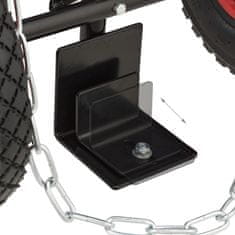 Northix Transportni kovinski voziček za plinske jeklenke z verigo