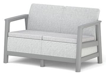 KETER vrtni kavč Scandi Linea, svetlo siv (264045)