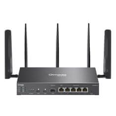 TP-Link Omada ER706WP-4G usmerjevalnik router, AX3000, črni (ER706WP-4G)