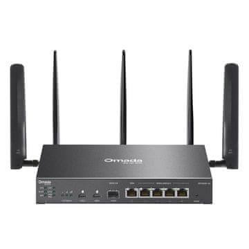 TP-Link Omada ER706WP-4G usmerjevalnik router, AX3000, črni (ER706WP-4G)