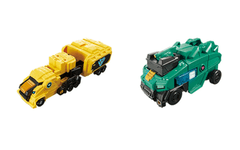Alpha Group Quantum Heroes Dinoster Stego Tron robot mali, 2v1