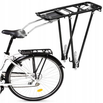 Korbi Ojačan aluminijast zadnji prtljažnik 25 kg