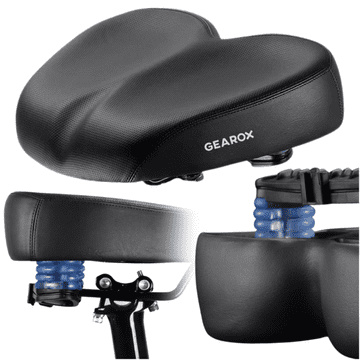 Korbi Gearox širok mehak sedež z amortizerji S13