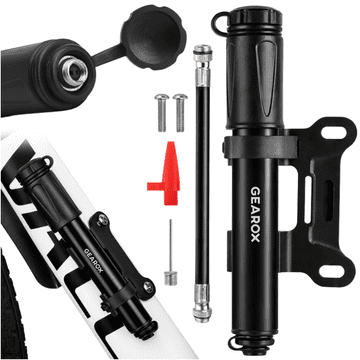 Korbi Teleskopska mini kolesarska tlačilka 7 bar