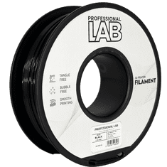 Professional Lab PETG Črna Filament 1.75 mm - Professional Lab Vlažnost-Odporni PETG (1kg Kolut)