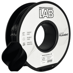 Professional Lab PETG Črna Filament 1.75 mm - Professional Lab Vlažnost-Odporni PETG (1kg Kolut)