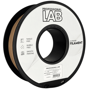 Professional Lab PLA Les Črni Oreh Filament 1.75 mm - Professional Lab Biološko Razgradljiv PLA (1kg Kolut)