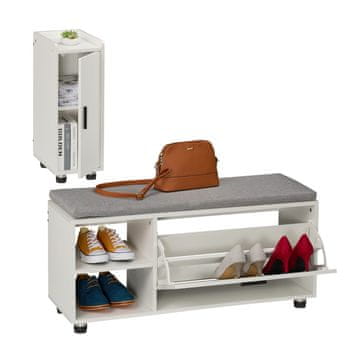 Northix Klop za čevlje z blazinami in komplet omar za hodnik, funkcionalen in eleganten organizator