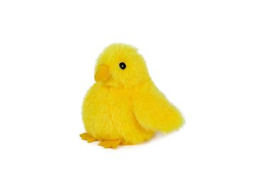 Teddies Piščanec/piščančji pliš 12cm polnjen z žogicami rumena 0m+