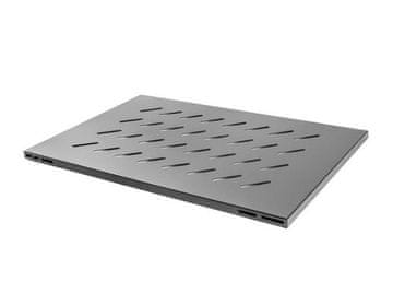 Lanberg 19" FIKSNA POLICA ZA ODPRTO OMARO 800MM 1U/480,5X580MM MAX. NOSILNOST DO 120 KG ČRNA