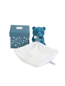 Doudou Moj mali medvedek 10 cm modri