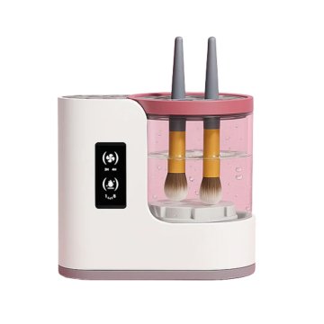 FRILLA® Samodejni čistilec čopičev za ličenje, električni 21 čopičev, vrtljivo pranje in sušenje | CLEABRU