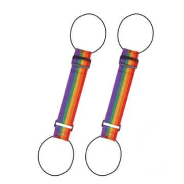 HOME & MARKER® Nastavljiv elastični trak za kovček 2 kosa, prenosni trak za prtljago, univerzalni potovalni | LUGSTRAP