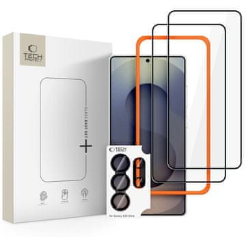 Tech-protect Easy Set 3x zaščitno steklo za Samsung Galaxy S26 Ultra, črno