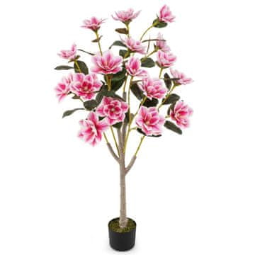 Northix Umetno drevo magnolije s cvetovi, 90 cm, v lončku, PEVA material