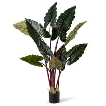Northix Umetna rastlina, mavrični taro, 160 cm, 11 listov, PEVA material
