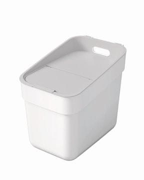 Curver Curver Ready To Collect koš za odpadke 20 L, bel, s stenskim nosilcem