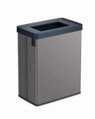 Curver Verto Recycle koš za smeti 54 l, siv, 360° dizajn, iz 70 % reciklata