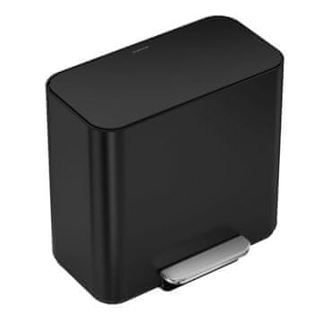 Simplehuman Simplehuman pedalni koš za ločevanje odpadkov Dual Mini 15 l, mat črn, CW2121