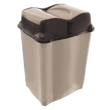 eoshop Plastični koš za smeti WHIRPOOL s preklopnim pokrovom 16 l, pravokoten, barvni mix