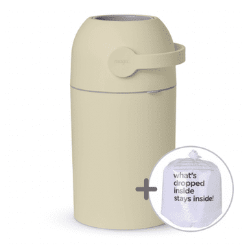 Magic Plenični koš Magic Beige 40L - patentirana zaščita pred neprijetnimi vonjavami in bakterijami