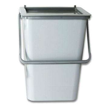 eoshop Plastični vgradni kuhinjski koš za odpadke PETRA 15 l, mešane barve