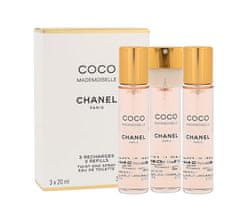 Chanel Coco Mademoiselle toaletna voda polnilo 3x20 ml za ženske