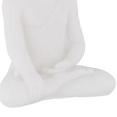 Northix Figurica sedečega Bude, 17 cm, trpežna smola, miren dizajn