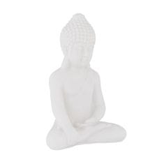 Northix Figurica sedečega Bude, 17 cm, trpežna smola, miren dizajn